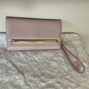 Steve Madden Blush Wristlet Clutch